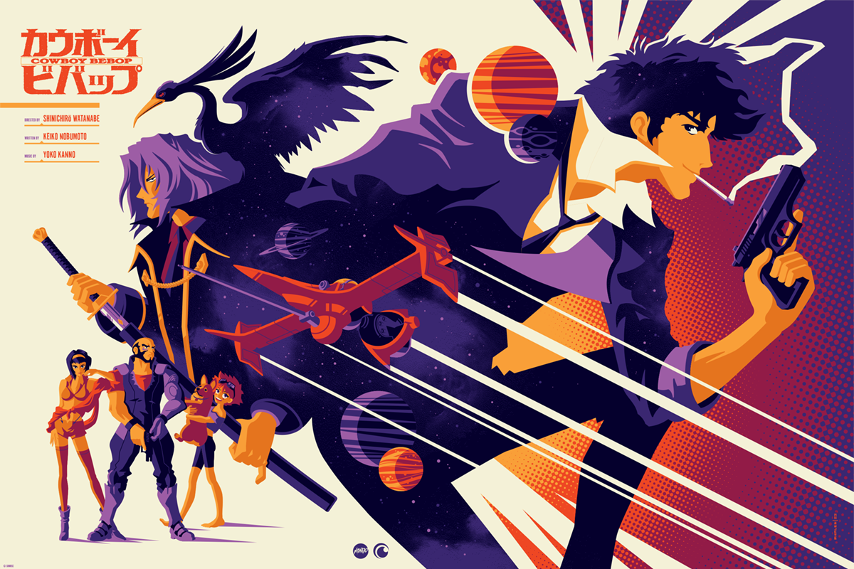 COWBOY BEBOP regular edition screenprint – strongstuffstore