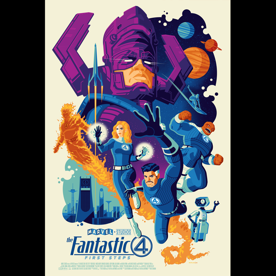 THE FANTASTIC FOUR: FIRST STEPS limited edition screenprint