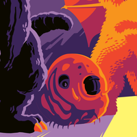 DESTROY ALL MONSTERS variant edition screenprint