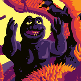 DESTROY ALL MONSTERS variant edition screenprint