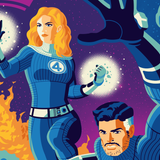THE FANTASTIC FOUR: FIRST STEPS limited edition screenprint