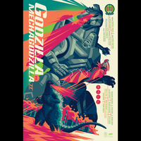 GODZILLA vs. MECHAGODZILLA II english edition screenprint