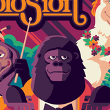 ROCK-A-FIRE EXPLOSION regular edition screenprint