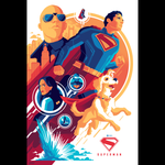 SUPERMAN sdcc edition screenprint