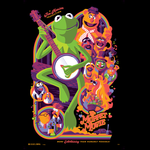 THE MUPPET MOVIE black edition screenprint
