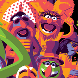 THE MUPPET MOVIE black edition screenprint