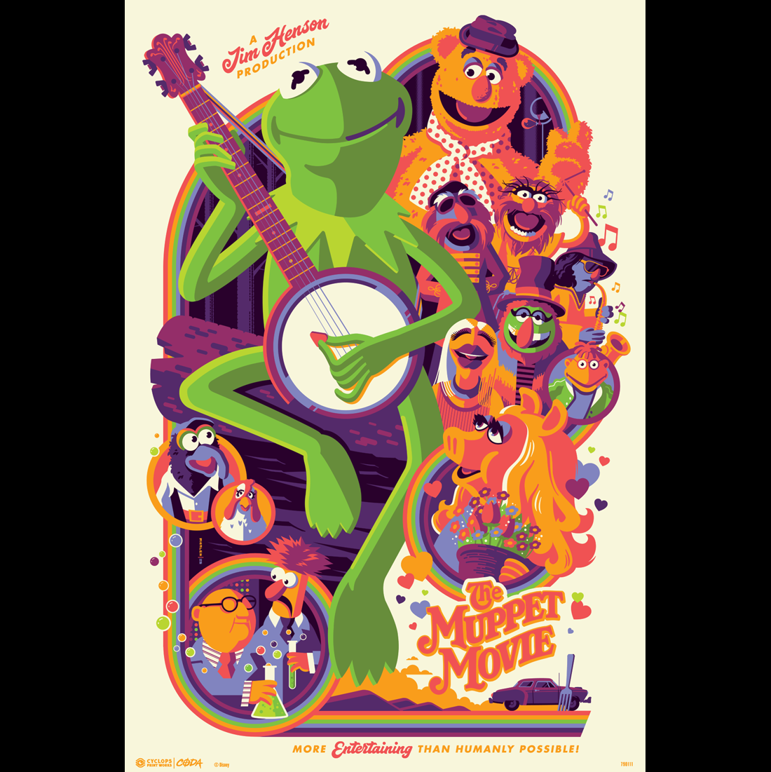 THE MUPPET MOVIE regular edition screenprint – strongstuffstore