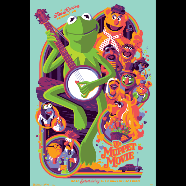 THE MUPPET MOVIE variant edition screenprint