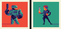 4x4: ETC10 / 2-screenprint set