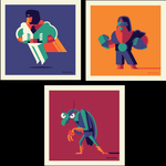 4x4: ETC15 / 3-screenprint set