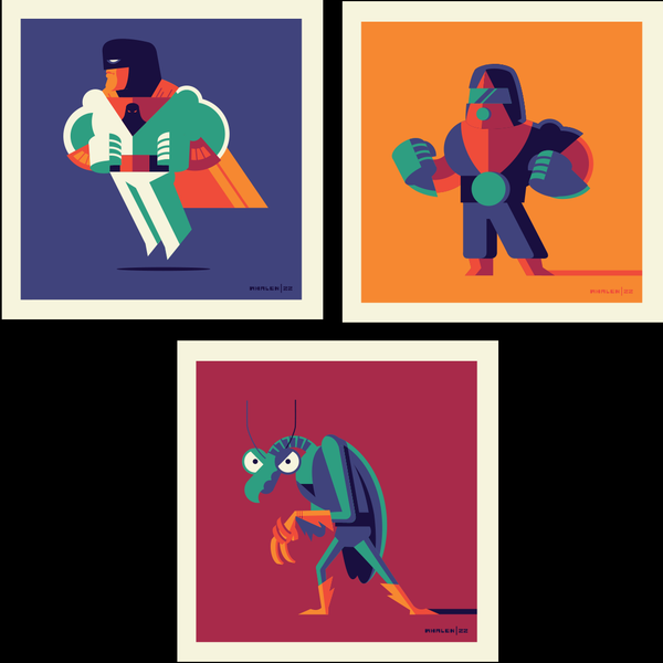 4x4: ETC15 / 3-screenprint set