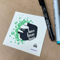 CREATURE (SEA GREEN) marker card