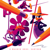 DUCK AMUCK variant edition screenprint