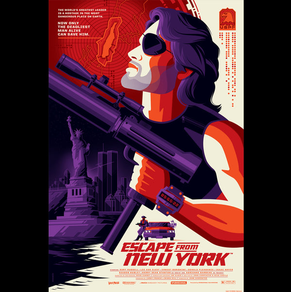 ESCAPE FROM NEW YORK regular edition screenprint