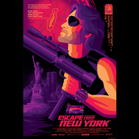 ESCAPE FROM NEW YORK variant edition screenprint