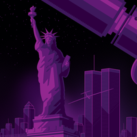 ESCAPE FROM NEW YORK variant edition screenprint
