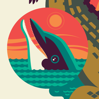 ICONIC WILDLIFE OF EVERGLADES screenprint