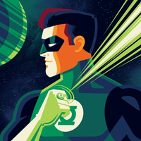 GREEN LANTERN regular edition screenprint