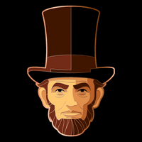 LINCOLN enamel pin