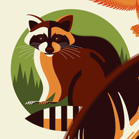 ICONIC WILDLIFE OF GREAT SMOKY MOUNTAINS screenprint