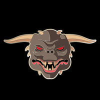 TERROR DOG enamel pin