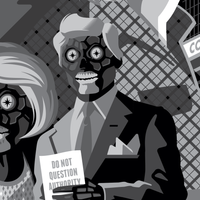 THEY LIVE variant edition screenprint
