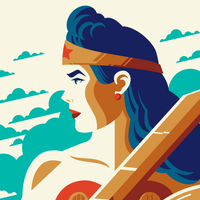 WONDER WOMAN variant edition screenprint
