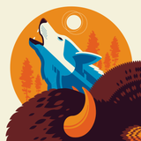 ICONIC WILDLIFE OF YELLOWSTONE screenprint